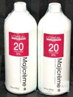 2 New L'OREAL Maji-Creme Developer Lotion - 20 Volume 6% 33.8 oz