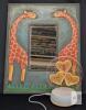 3D Night Light "I Love You" RGB Lights & 11.8" &times; 14.75" Double Giraffe Wall Mirror