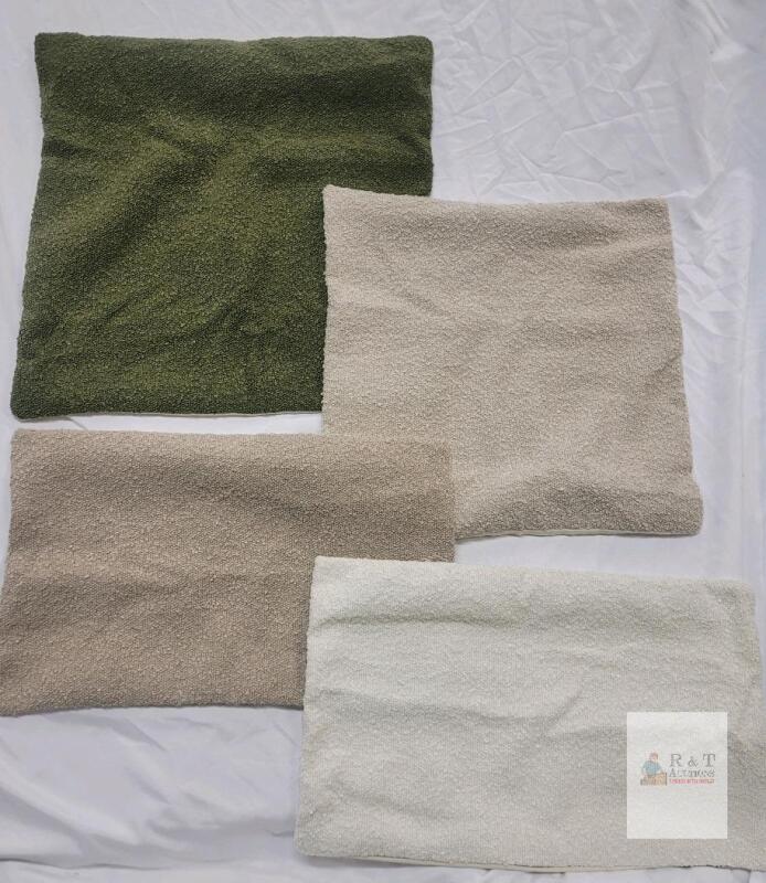 New Topfinel 4pc. Throw Pillow Covers . 19"&times;19" , 17"&times;17" & 19"&times;12" &times;2