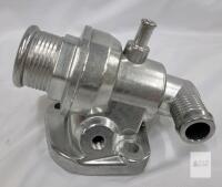 MITZONE Aluminum Thermostat Housing 001-358ALU, Fits Chevy Small Block V8, 2-Bolt, With O-Ring