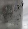 Jall & Co. Mason Jar Lantern, Smoky Glass, 8.5" Tall, Wire Handle, Removable Candle Holder, 2012 Patent - 4