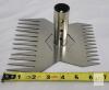 Stainless Steel Beach Sand Rake with 9" Head and 47" Adjustable Handle - 3