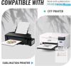 New Prime Vinyl Sublimation Paper 150 Sheets - 8.25 x11.7 inches Sublimation Paper Compatible with Inkjet Sublimation Printer 120gsm - 2