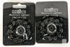 New 1 Pair Meijun 13T Rear Derailleur Pulley, Quality Ceramic Bike Bearing Guide Wheel with Installation Hole Adapter Tubes (Black, 13T) - 2