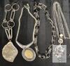 4 Statement/Chunky Necklaces Range in Length From 14 to 28"