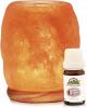 New in Box Himalayan Glow Natural Himalayan Aroma Therapy Salt Lamp with Wooden Base BURNING OIL NOT INCLUDED