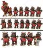 18 Resin Winter Holiday Bear Figures, 4.75" - 7.5"