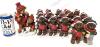 18 Resin Winter Holiday Bear Figures, 4.75" - 7.5" - 5