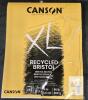 Canson XL Recycled Bristol Pad, 11"x14", 25 Sheets, 96 lb, Vellum Surface,