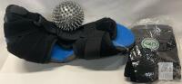NEW Plantar Fasciitis Night Splint Kit - L/XL Socks, Massage Ball, Adjustable Brace, Universal Fit