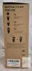 Aujen Car Trash Bin Gray, Model AJALT569-2-GY, 3.5"x3.5"x7.7", Flip Lid, ABS Plastic - 3