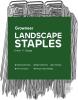 New 50 Pack Landscape Staples 6 Inch Heavy Duty Hot-Dip Galvanized Steel Garden Stakes U-Shaped Weed Barrier Spikes Metal Ground Pins for Lawn and Yard Landscaping & Tarps