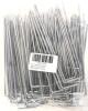 New 50 Pack Landscape Staples 6 Inch Heavy Duty Hot-Dip Galvanized Steel Garden Stakes U-Shaped Weed Barrier Spikes Metal Ground Pins for Lawn and Yard Landscaping & Tarps - 2