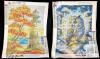 2 New 11.8" &times; 15.37" DIY Diamond Painting Art Kits : Fall Lighthouse & Winter Owl