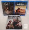Three (3) New Blu-Ray Movies . Horizon (western) , Twister (action) & Tarot (horror) . All Sealed.