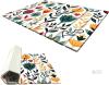 New Floral Design Quick Drying Non-Slip Diatomite Diatomaceous Stone Bath / Shower Mat 23" Long