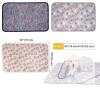3 New Dono Blankets Soft Fluffy Cute Bone Pattern Fleece Pet Blanket Warm Sleep Mat Cute Print Design Puppy Kitten Blanket Doggy Mat Paw Print for Animals (Nude/Gray/Blue, M(30 * 20")) - 2