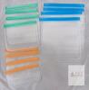 NEW Vosyinm 12 Pack Reusable Silicone Freezer Bags, Multi-Size, BPA Free, Leak-Proof, Dishwasher Safe