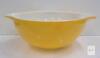 Pyrex 443 Yellow Cinderella Mixing Bowl, 2.5 Quart, USA, Primary Colors