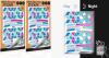 2 New Packs of 2 Borgen Reflector Sticker Sets - Weatherproof - For Bikes, Rims, Helmets, Hockey Sticks, Rollerblades ++ Stickers Up To 2.5" Long