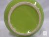 Bright Lime Green Mid-Century Modern Ceramic Vase, Bulbous 11.75" Retro Style - 3