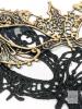 New 3-Pack O/S Adult Masquerade Masks, Gold Black