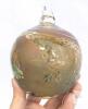 Handblown Art Glass Gazing Ball / Witch Ball / Friendship Ball Ornament, 4.75" No Chips or Cracks - 3