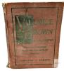 Vintage 1944 Vallance, Brown & Co. Limited Catalogue No. 41, Hardcover, Historic Hamilton Wholesaler, With Bonus Paper Advertising Flyer For Super'Bestos Asbestos! Some Bookworm Damage To Final Pages