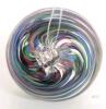 Handblown Art Glass Gazing Ball / Witch Ball / Friendship Ball Ornament, 4.5" No Chips or Cracks - 2