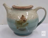 Studio Pottery Ceramic Teapot , Unique Glaze Design