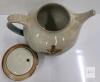 Studio Pottery Ceramic Teapot , Unique Glaze Design - 3