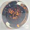 Murano Hand-Blown Art Glass Paperweight with Flame Pattern, 4.25 in Tall, Possibly Arte Veneziana - Unsigned - 3