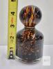 Murano Hand-Blown Art Glass Paperweight with Flame Pattern, 4.25 in Tall, Possibly Arte Veneziana - Unsigned - 4