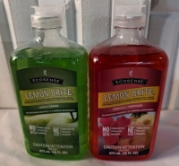 2 New Ecosense Lemon Brite Hand Dishwashing Liquid. 473 ml each.