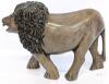 Carved Ironwood Lion Figure, Possible Candleholder Due To Its Flat Top, 6.6" Tall - 4