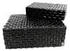 Pair of Matching Faux Wicker Trinket Boxes
