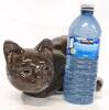 Samaco Ceramic Cat Figure 12" Long, Speckled Glaze, AG0842, No Chips or Cracks - 6