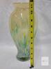 Hand-Blown Glass Vase, 11" Tall, Multicolor Splatter Design - 2