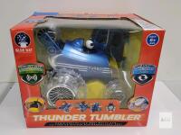 Blue Hat Thunder Tumbler RC 360&deg; Stunt Rally Car, Blue, 27/49 MHz, LED Lights, Remote Included