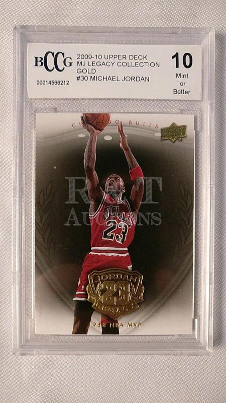 Graded Michael Jordan Card - 10 Mint or Better