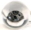 Surprisingly Heavy Jonathan Addler-Style Glass Lamp Base, 9.5", No Chips or Cracks, Tested For Power - 2