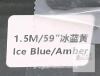 59" Ice Blue/Amber Car LED Hood Light Strip with Dynamic Startup Scan Effect - 3