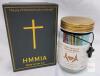 new HMMIA Bible Verse Jar with Gift Box &ndash; 100 Inspirational Christian Scripture Notes, Cross Charm