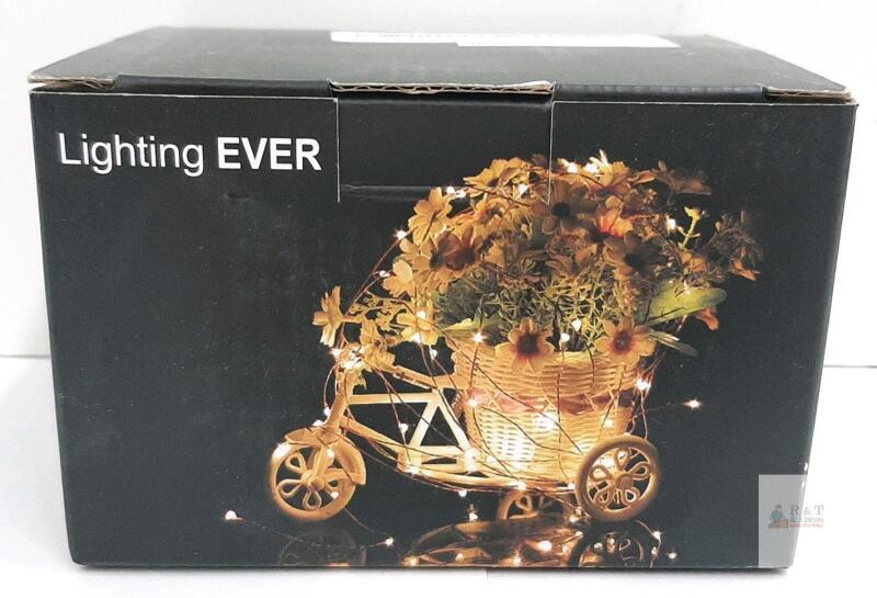 Lighting EVER 65.6ft 200 LED String Lights, Warm White, IP65, Model 4300017-WW-US