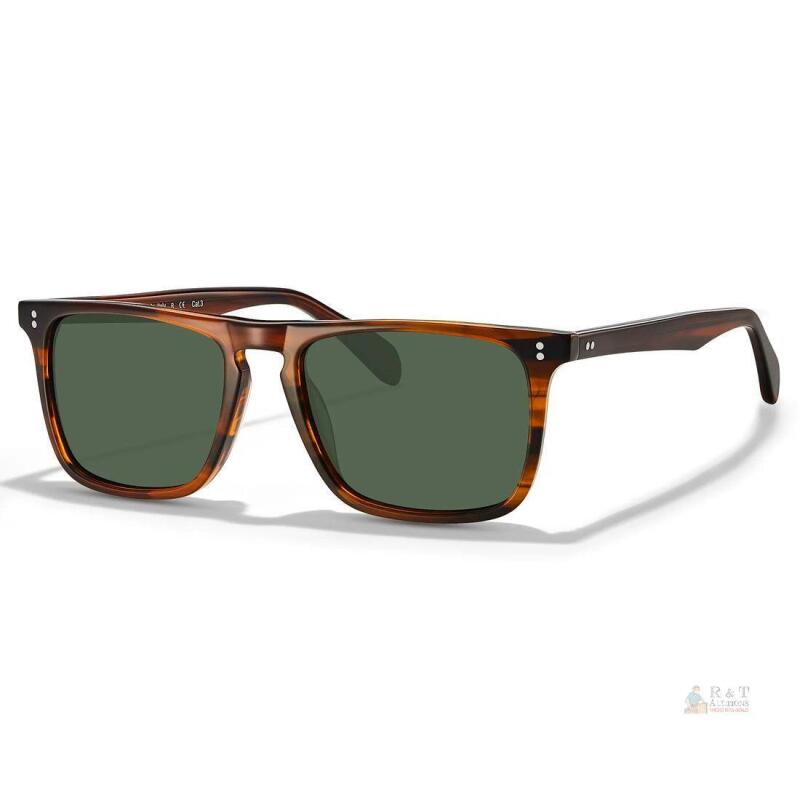 Carfia CA53572 Polarized Sunglasses, Tortoise Frame, Green Lens, 54-18-145, Cat.3 UV400
