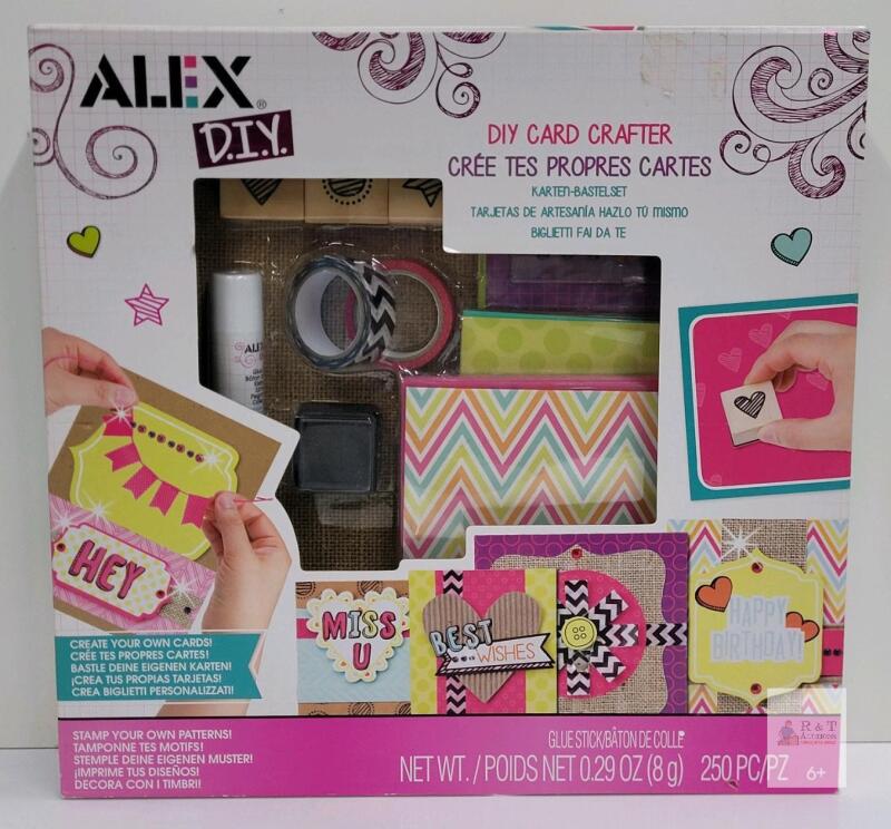 ALEX DIY Card Crafter Kit &ndash; 251 Pieces, Ages 6+, Multilingual Instructions