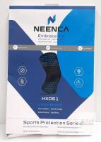 NEENCA HX051 Knee Brace XL Black/Blue with Side Stabilizers and Patella Gel Pad