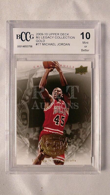 Graded Michael Jordan Card - 10 Mint or Better