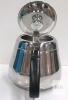NEW Stainless Steel 3.1-Quart Stovetop Teakettle with Black Handle, Vented Lid, Compatible with All Stovetops - 2