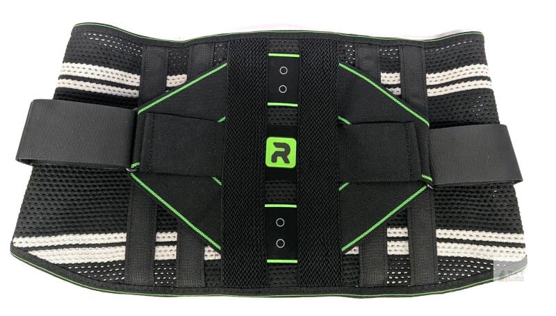 New Size SM (Waist: 27.6" - 33.5") Rakiie Back Brace for Lower Back Pain Relief, 8X Powerful Lumbar Support with 3D Support Pad, Breathable Back Support Belt for Men Women, Green Size S